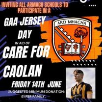 Care for Caolan GAA Jersey Day