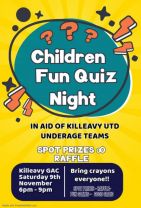 Killeavy Utd Fun Quiz