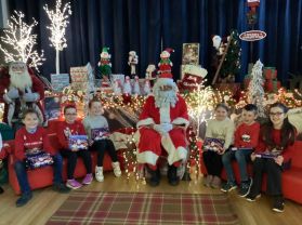 Santa Visits St. Joseph’s